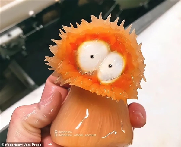 灰不溜秋像个脑袋 深海外星生物太恐怖!嗯 是鱼 很好吃